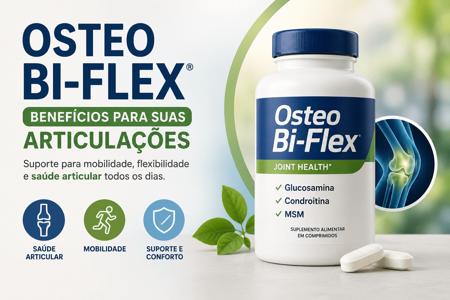 Osteo Bi-Flex suplemento para articulações, mobilidade e saúde articular