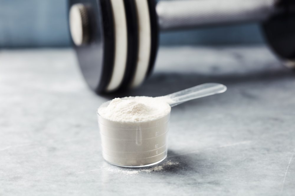 Suplemento de beta-alanina e alimentos ricos em proteínas para saúde muscular